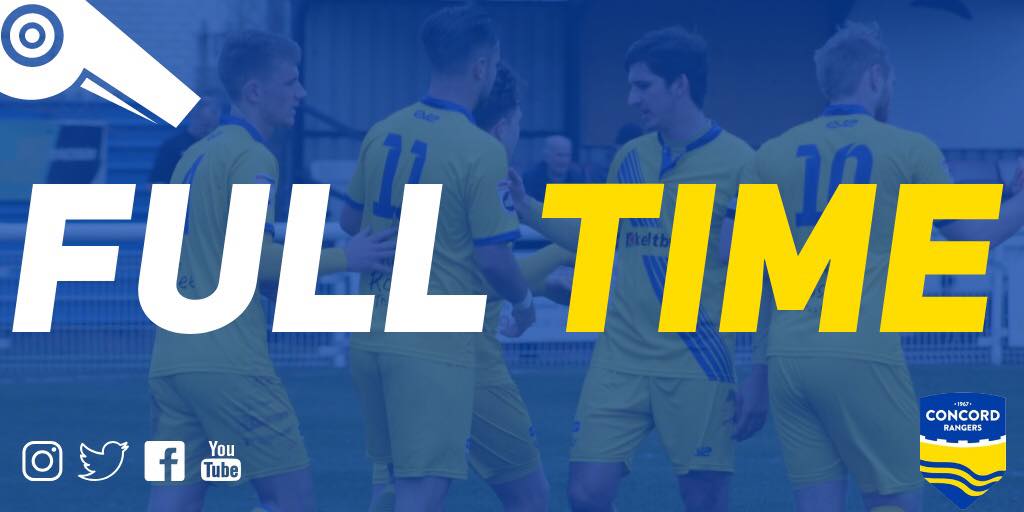 ConcordRangers's tweet photo. FULL TIME| Concord Rangers 4-0 Hungerford Town, goals from Jack Midson (2), Alex Wall (1) & Ryan Hayes (1) secure another 3 points for the #BeachBoys and extend it to 5 games unbeatenβ
#CONHUN https://t.co/R57p47TdRN