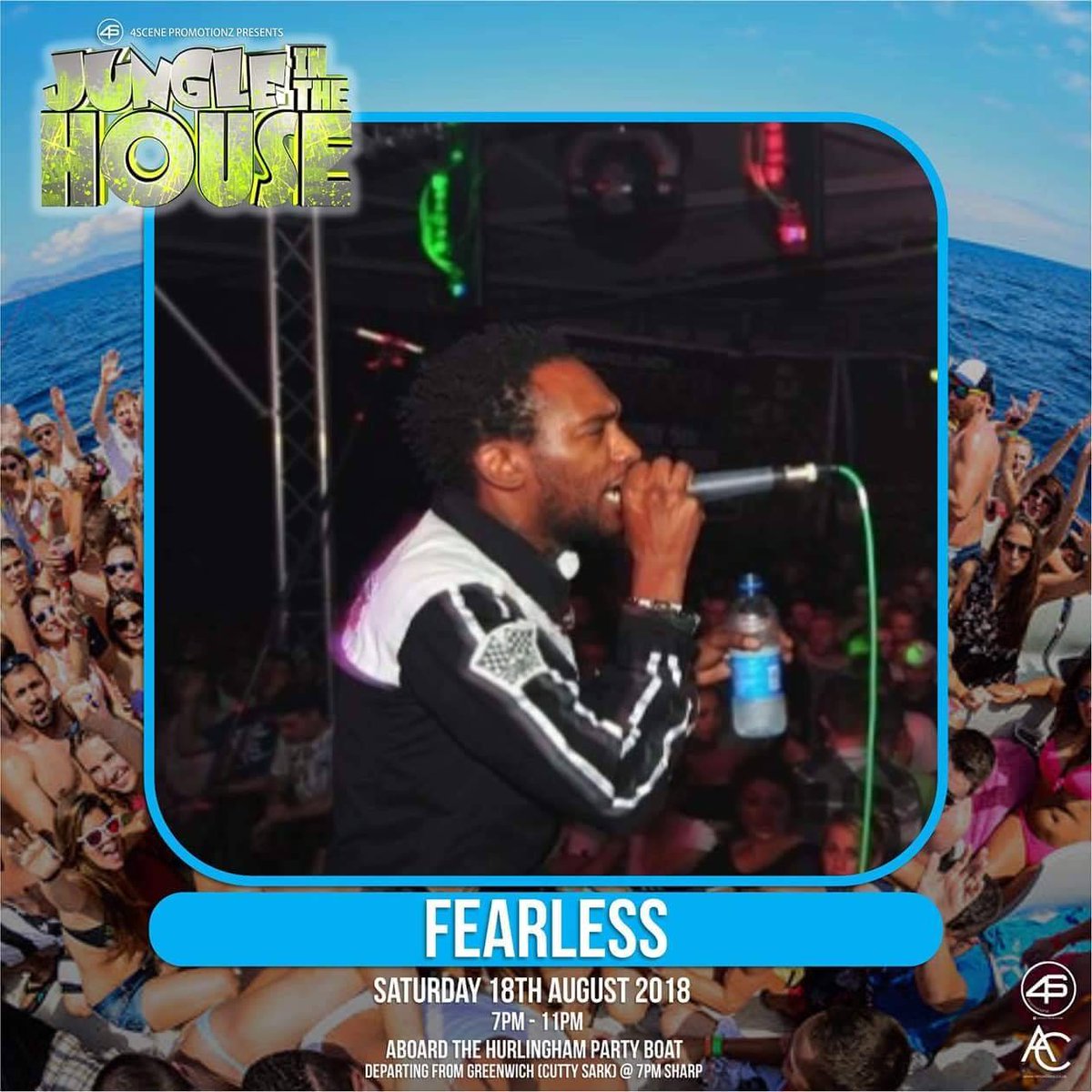 Fearlessdnb's tweet photo. Tonight! https://t.co/Uib3UiheM7
Jungle in the House Annual Summer Boat Party 2018 π³
Remaining paper tickets > 07596349780 or online @residentadvisor
Boat leaves at 7pm sharp! Don't be late! π π
#jungle #boatparty #drumandbass #mcfearless #dnb #fearlessmc #jungleinthehouse https://t.co/qOCrpgTQ3S