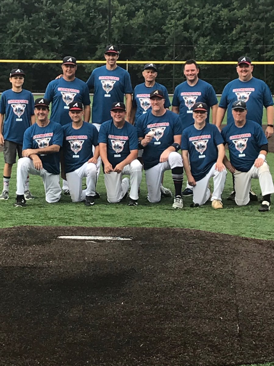 It’s official #Championship West Metro Atlanta Men’s (Senior😳) Baseball League 6-0 winner <a href="/WesWilson24/">Wes Wilson</a> <a href="/mattjnovis/">Matt Novis</a> <a href="/baseballheads/">Troy</a> @denisohayer <a href="/BrianGT96/">Brian Rusch</a>