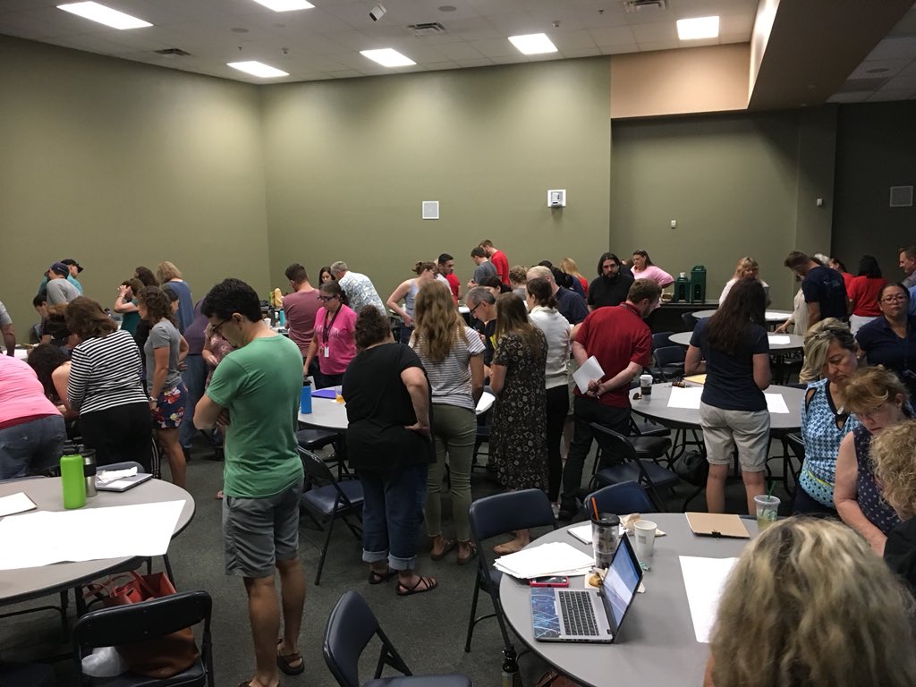CoronadoSUSD's tweet photo. Growing professionally to help all of our kids succeed at our CSI PD Day with ASU!  #kidbykid #skillbyskill #donswillrise https://t.co/K9WONN0sZU