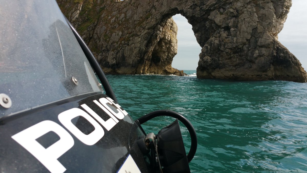 Checking on PWC's in Weymouth today after receiving a number of complaints about them being used in an anti social manner. We are pleased to report the one's that we observed was behaving in a safe manner ;-) We also stopped off at Durdle Door on the way back.