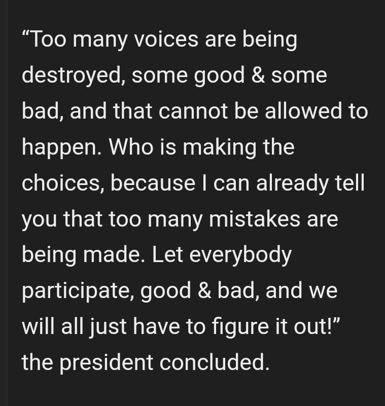 moraro456's tweet image. #UseTheBlockButton

Trump steps in, warns social media giants to stop dangerous practice of censoring conservatives, or else … - bizpacreview.com/2018/08/18/tru…