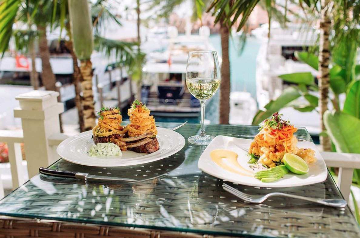 Dining outside is always an option when you live in The #Bahamas! Visit Cafe Martinique at <a href="/atlantisbahamas/">AtlantisBahamas</a> for a beautiful #alfresco dining experience. #Foodie #Dining #AtlantisResort