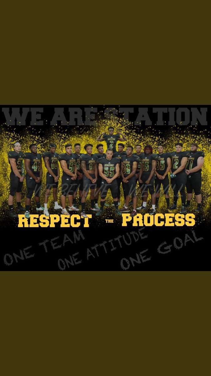 After last night we have to remember it’s about the process and we have a lot to build on after it..get QB #1 back and we take the process to a whole new level! #station🏈#betterdaysahead