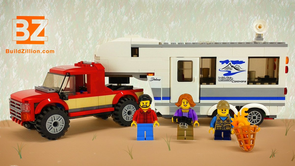 lego city 60182 caravan and pickup truck