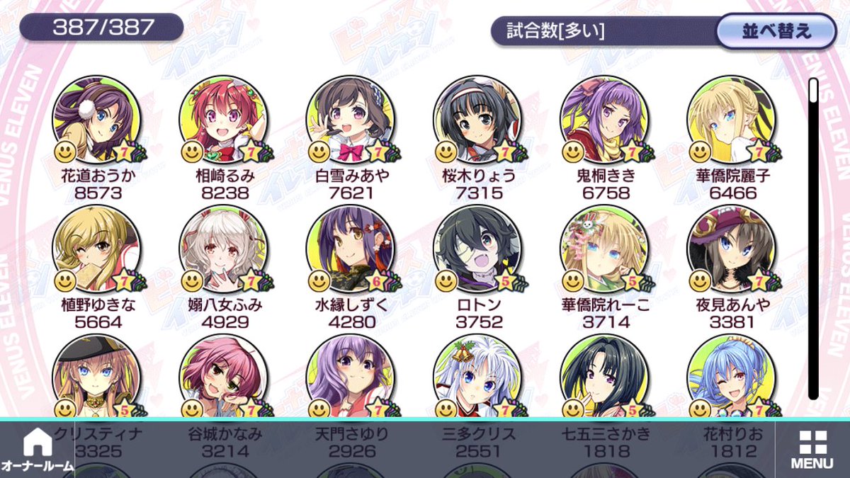 Hashtag ビーナスイレブンびびっど好きなキャラランキング Sur Twitter