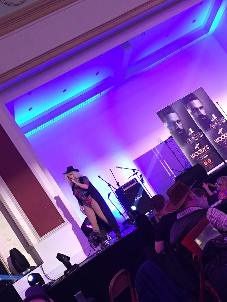 Daemon_poet's tweet photo. These 3 lovelies (@Violetheart @RougieLeroux and @tiffanydolh) have bought a wonderful splash of banter to @TBBMC2018 today, stars! 😊
#BBMC2018 https://t.co/9dqIQ4J4as