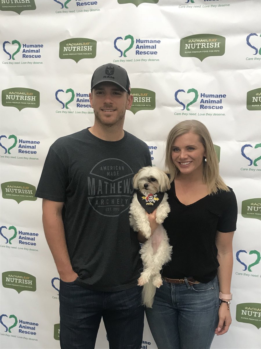 PiratesPartners's tweet photo. We’ll take a brief break from #BuccoRoyale to bring you @KuhlWhhip_11 and @RealADebus with puppies! 🐶

We’re at Humane Animal Rescue’s East End shelter until 1pm as a part of the “Dog Days of Summer”! https://t.co/rdpWJkNJXe