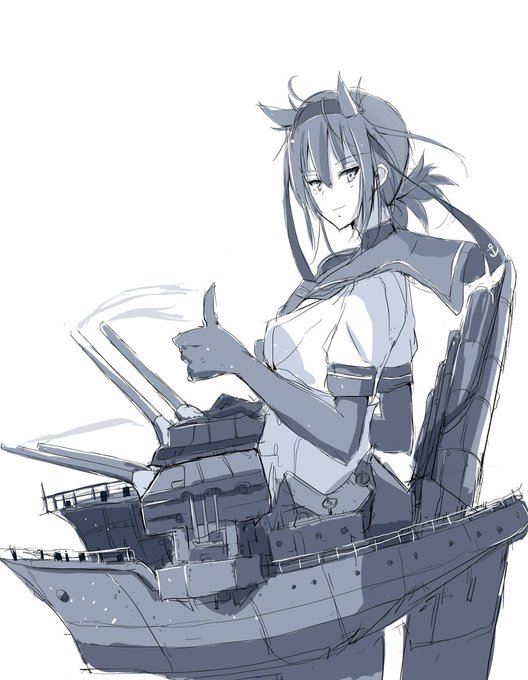 苦労して敵をキルした後に横を見たらこんなのがいたらラブレター下駄箱に速達でしょ・・
#艦これ版深夜の真剣お絵描き60分一本勝負
#艦これ版真剣お絵描き60分一本勝負_20180818
#初月 