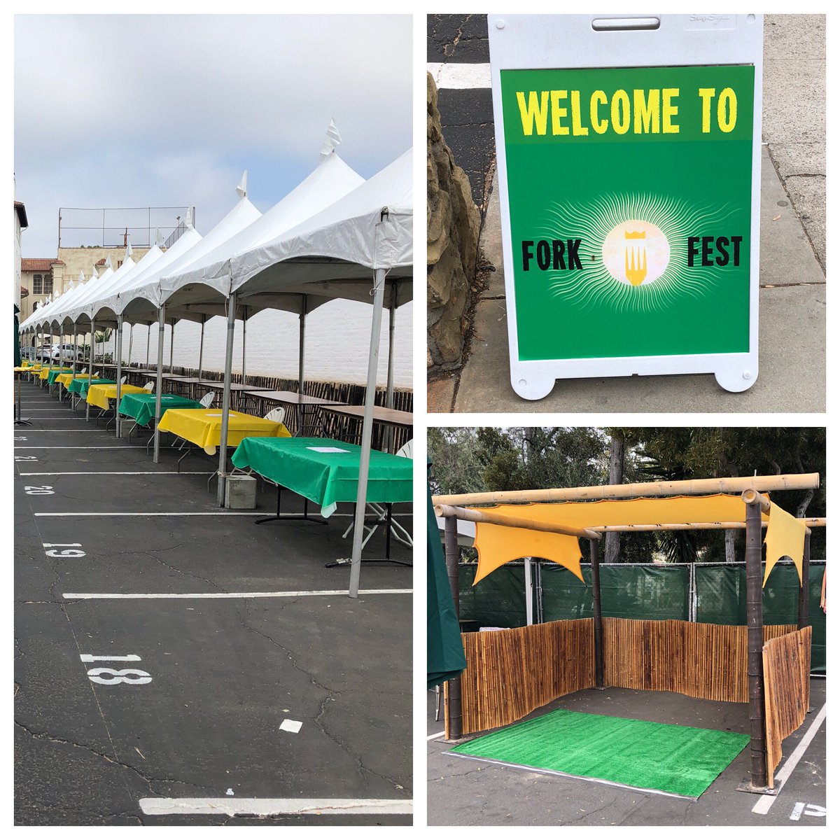 letsgetforked1's tweet photo. It’s a forking good day for a Fest dontcha think? We’re getting ready for you to join us &amp; all our friends today at #forkfestsb 
@sbgoodeats @CutlersArtisan @Act_Today @jamieslonewines @HappyCanyonVine @CebadaWine @MargerumWine @GrassiniWines @mspecialbrewco https://t.co/te7H64cRqa