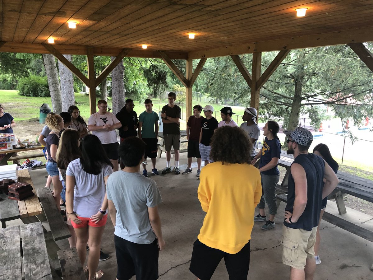 Thanks to our <a href="/Adventure_WV/">Adventure WV</a> staff for coming out to help our <a href="/FirstGenWVU/">FirstGenWVU</a> residents get to know each other <a href="/WVUHousing/">WVU Housing and Residence Life</a> <a href="/WestVirginiaU/">WVU Mountaineers · Let’s Go!</a> #GoFirst #findyourniche #LetsGo