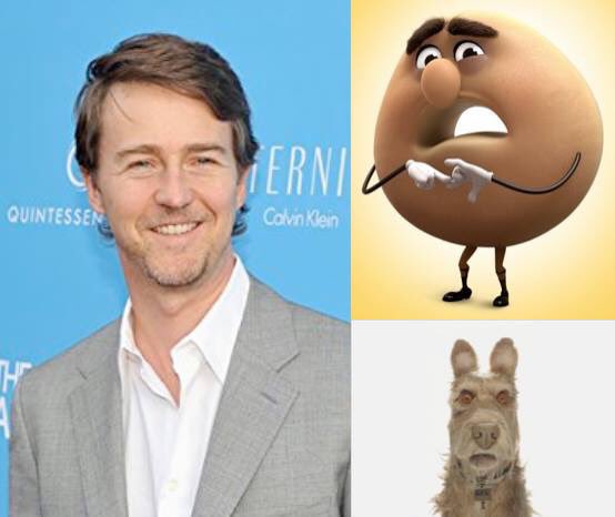 Happy 49th Birthday to Edward Norton! The voice of Sammy in Sausage Party and Rex in Isle of Dogs. 