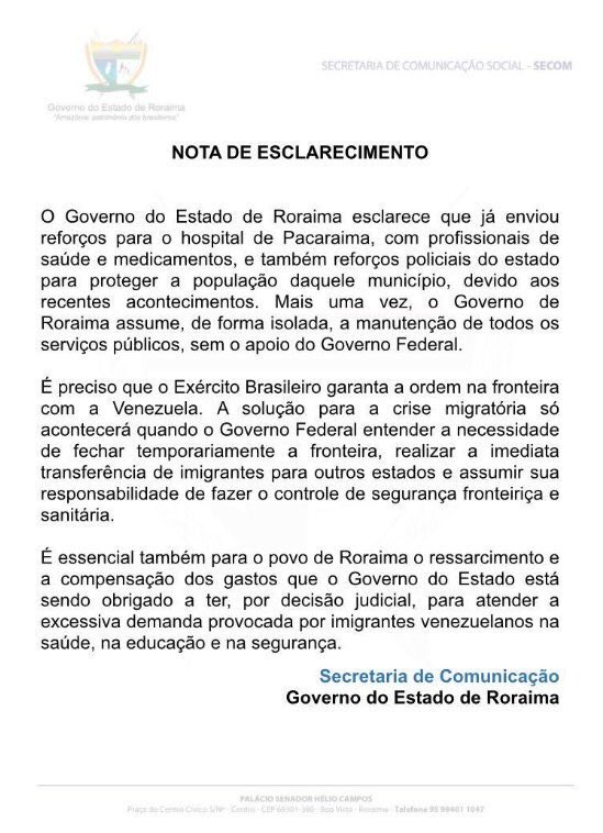 alexaguiarpoa's tweet image. Brasil virou as costas e abandonou Roraima a própria sorte. #Pacaraima