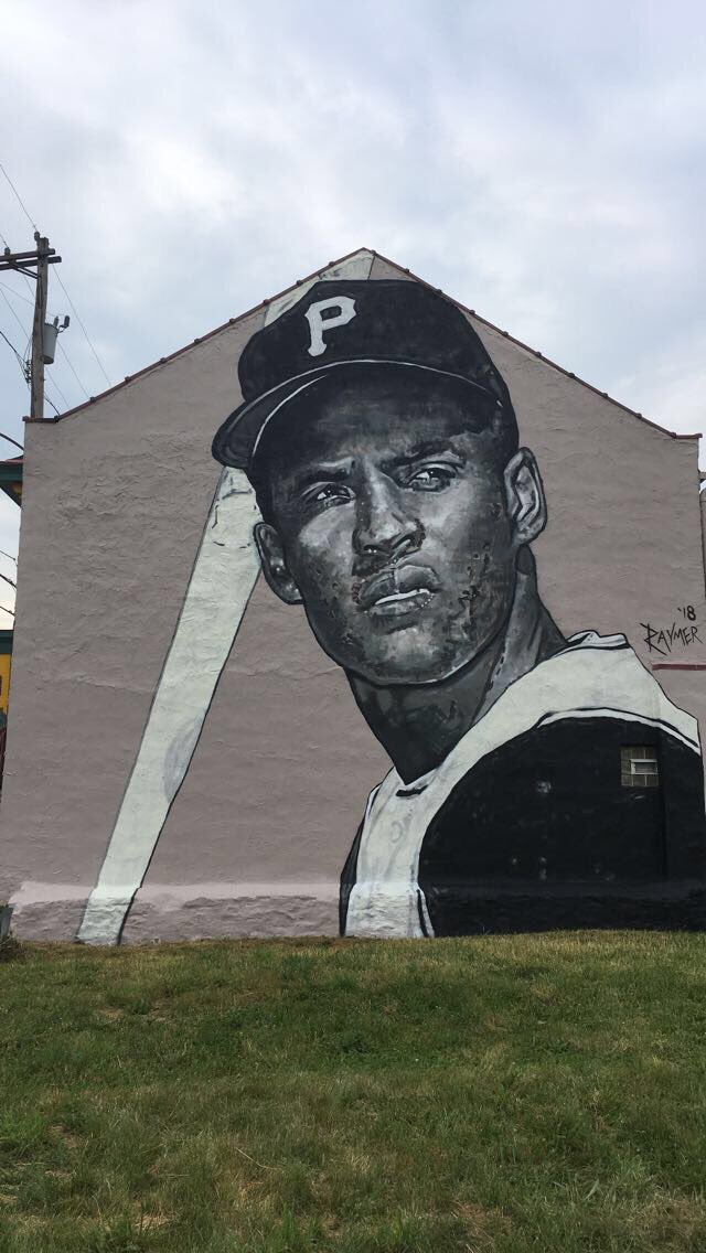 Happy Birthday to one the greats, Roberto Clemente. 

(Mural is on the North Side in Pittsburgh.) 