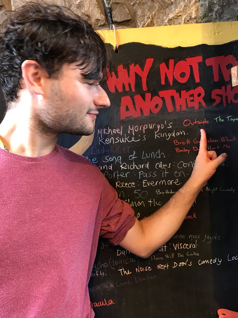 SOLD OUT SHOW TODAY!! Tickets going quickly for tomorrow so book now to avoid heartbreak (mild disappointment)

#IntoTheUnknown #OutsideThePlay

pleasance.co.uk/event/outside