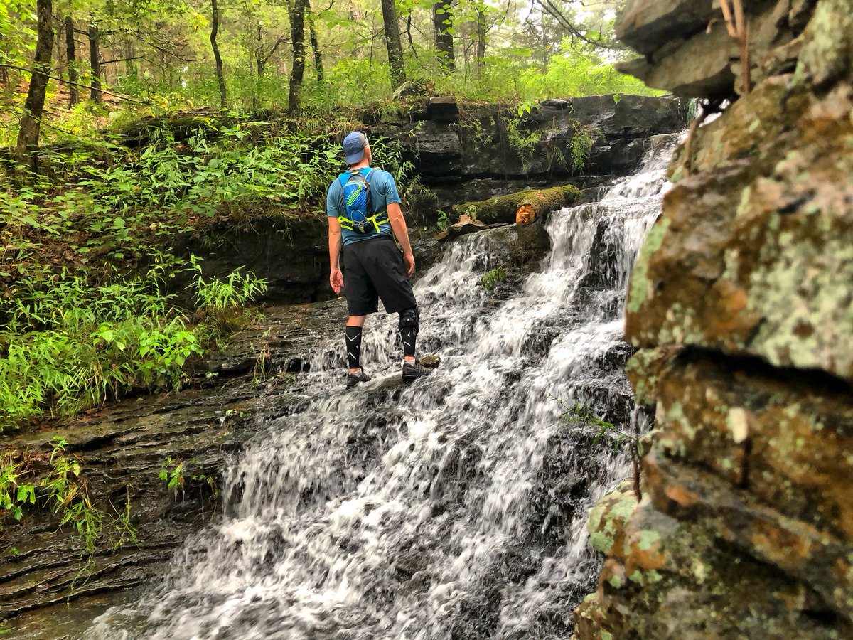 #Water was #running from all the #rain in #Arkansas this #week. #hiking #Ozarks #waterfall #waterfalls #nature #outside #OptOutside #Createyourtrail #Findyourpark #hikingadventures #trailrunning @NathanSportsInc #WeRunWithYou #adventure #wanderlust #travel #fitness #healthliving