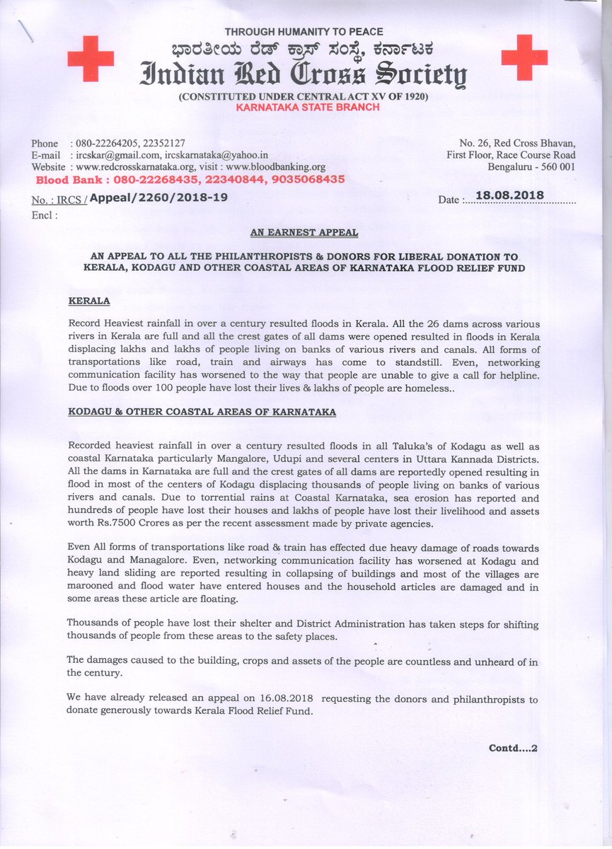 Karnataka Red Cross tweet media
