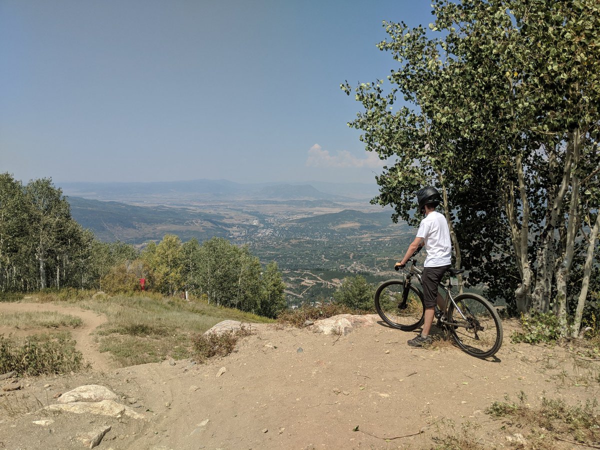 ... especially the summer mountain biking day with Jaret.