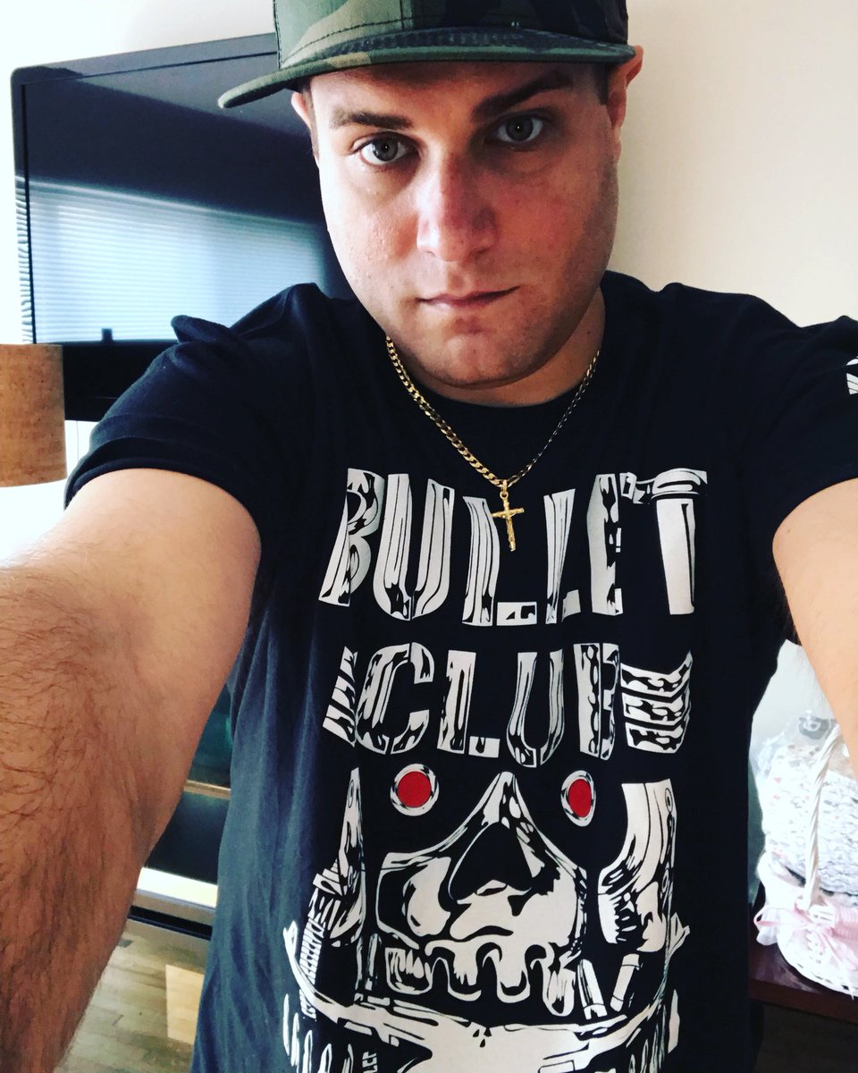 AEWCharlieB's tweet photo. Saturday Breakfast with the family, and pre #nxttakeover ! Today’s #teeoftheday , the best bout machine, the IWGP heavyweight champion and the leader of Bullet Club, @KennyOmegamanX !
#bulletclub #theelite #bcelite #kennyomega #bestboutmachine #goldenlovers #bizcliz #njpw https://t.co/S1FCctVM2f