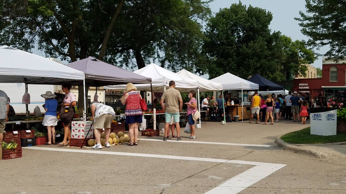 It's been a busy, fun, and awesome day at Riverwalk Market Fair!  #ThisisNorthfield #farmersmarket #artist #finecrafts #OnlyInMN
