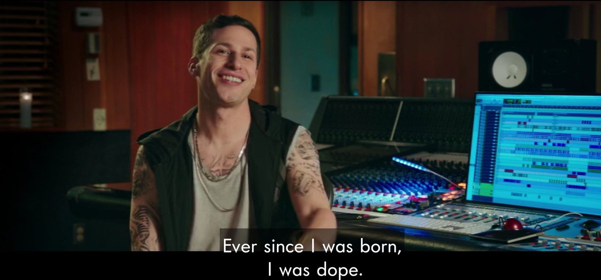 Basically a description of andy samberg happy birthday legend 