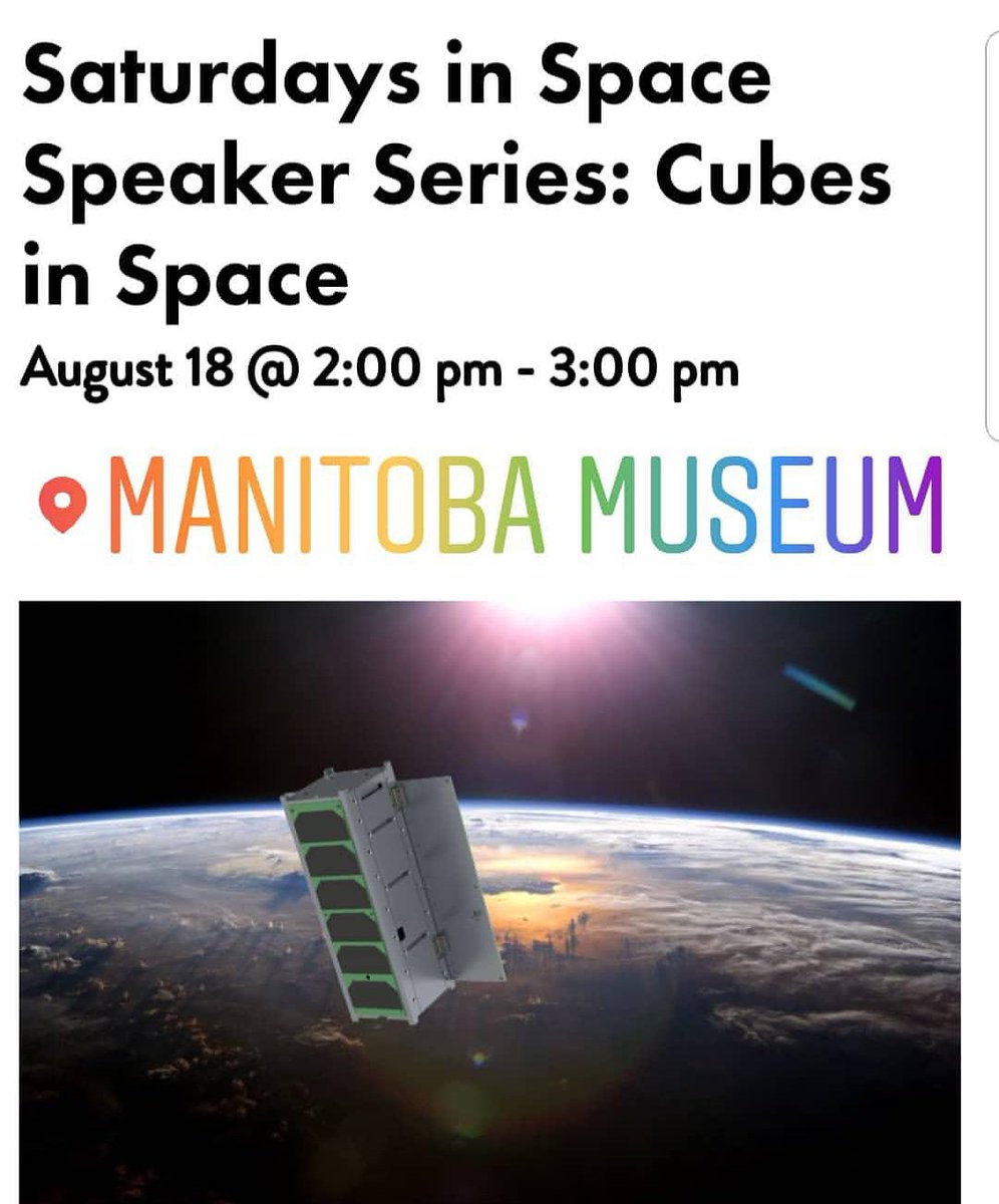 umsats's tweet photo. These little satellites may not look like much, but they pack a wealth of research potential. Join Valorie from the U of M's Engineering Department as she explores the role of these small and versatile research tools and the U of M’s current designs for space research. https://t.co/9JkefOXLFr