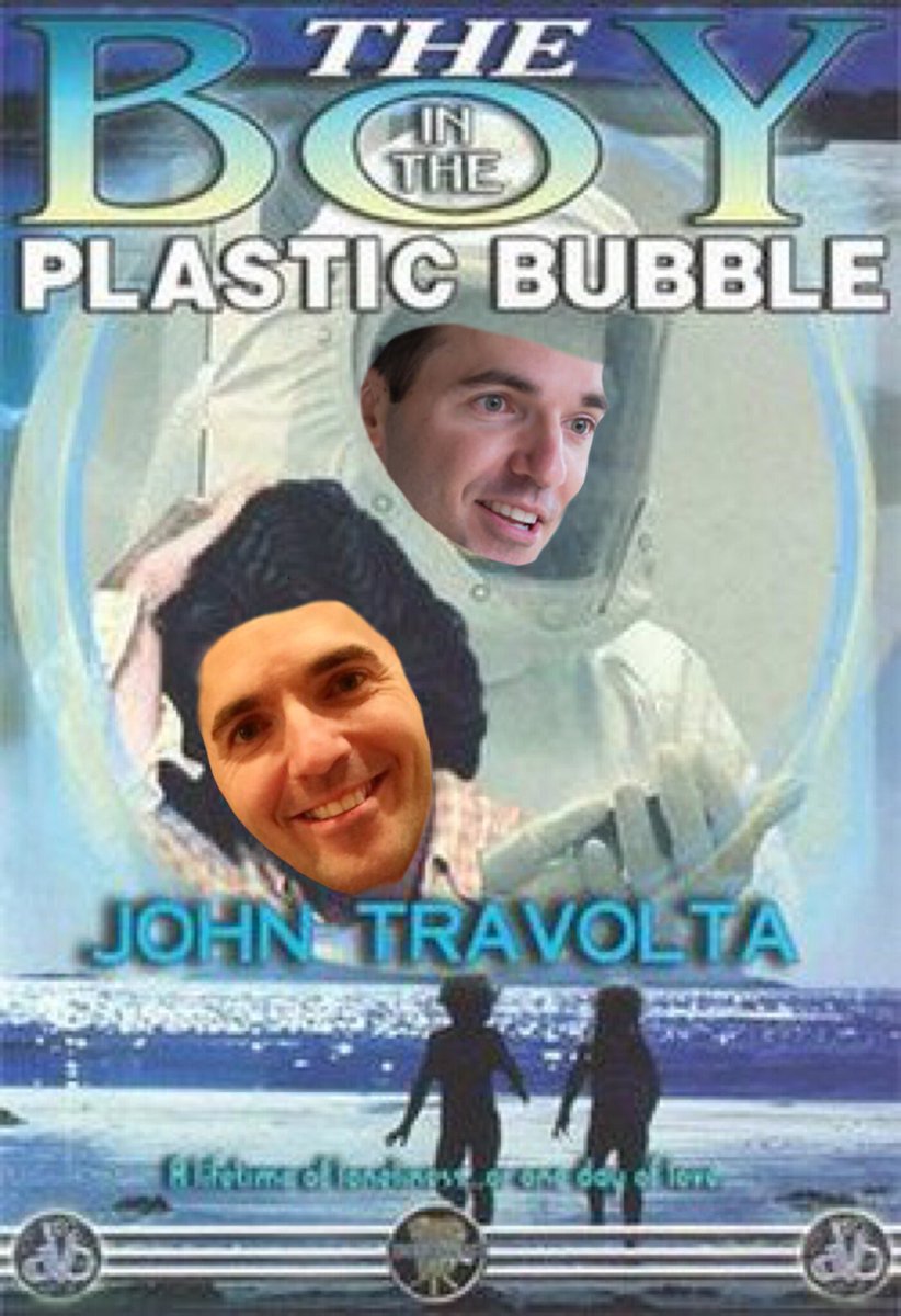 MemeJeffJackson's tweet photo. I’m no John Travolta, but I certainly live in a bubble. 
#ncpol #clt #themeck https://t.co/pb0yIk6otF
