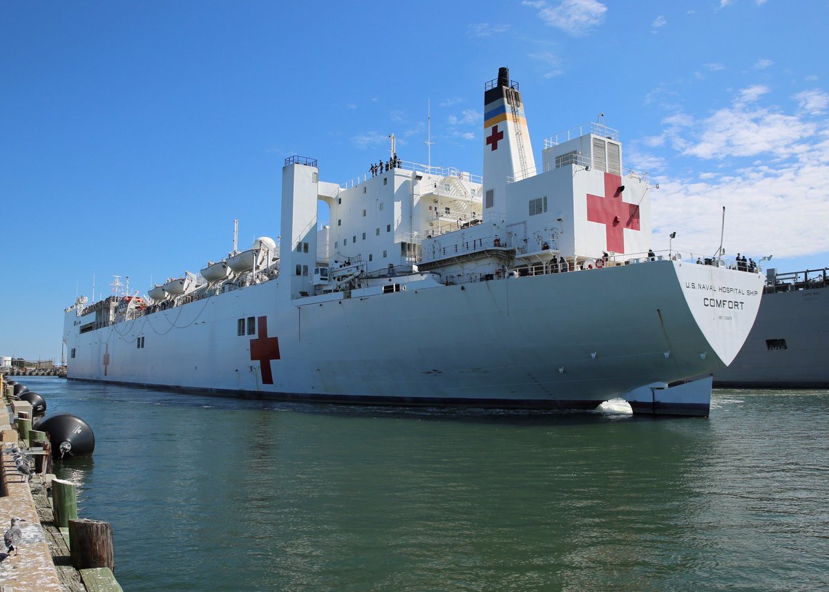 thejointstaff's tweet photo. RT @ChiefPentSpox: Yesterday #SecDef Mattis announced the @USNavy hospital ship #USNSComfort will deploy to #SouthAmerica this fall to support ongoing response efforts to the humanitarian crisis in the region. https://t.co/QxNSRQbBNR