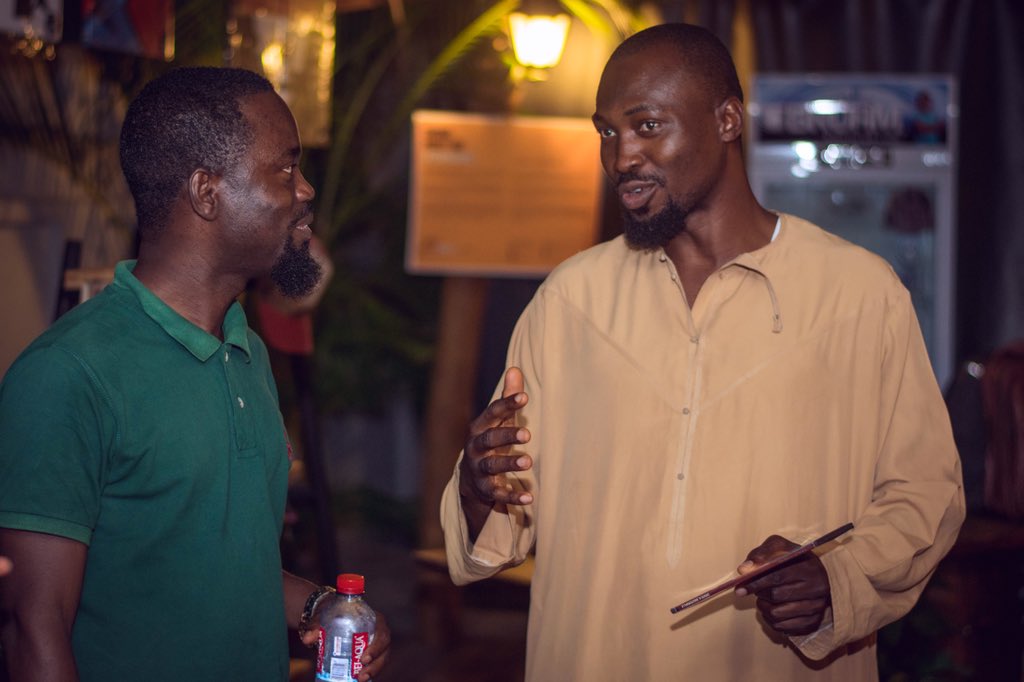 InfoNubuke's tweet photo. GOLD IS HERE: DOCUMENTARY SCREENING AND POST FILM DISCUSSION @Masterwille, lead a passionate post-screening discussion!
#GoldIsHere #Film #Documentary #Ghana #TheOnlyWayIsForward #GhanaMustGo #Forward #BaseCamp #BritishCouncil #Nubuke #SeeWhatsNU https://t.co/5XFhBaK5aG
