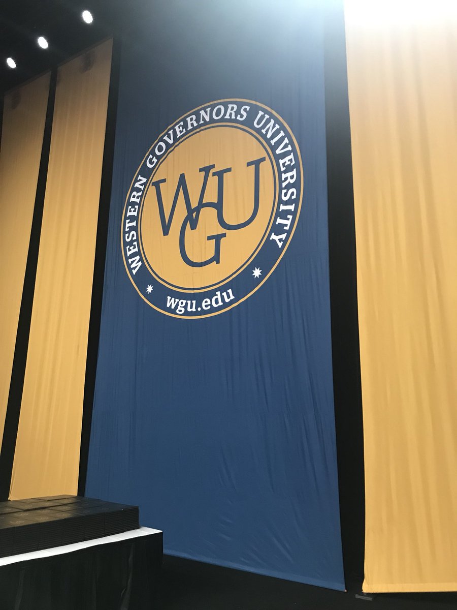 Inspiring speakers @ #WGUgrad - from homeless in high school to MS in Edu Leadership. 1000+ grads from 18-86, Avg age of 37. So proud of these strivers! Wow. Keep leading this inspiring work <a href="/StevenJohnsonTX/">Steven Johnson</a> <a href="/marnibstein/">Marni Baker Stein</a> @scottpul <a href="/JanJonesSchenk/">Dr. Jan Jones-Schenk</a> and all! <a href="/wgu/">Western Governors U.</a>