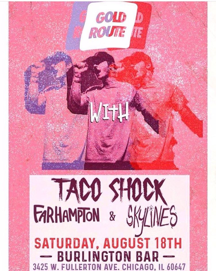 goldrouteband's tweet photo. Chicago tonight 💥💥💥 https://t.co/ulK8xG2ciG