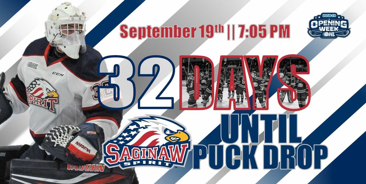 SpiritHockey's tweet image. 🏒🔜

#IsItSeptemberYet
#OHLOpeningWeek
#SoarWithUs