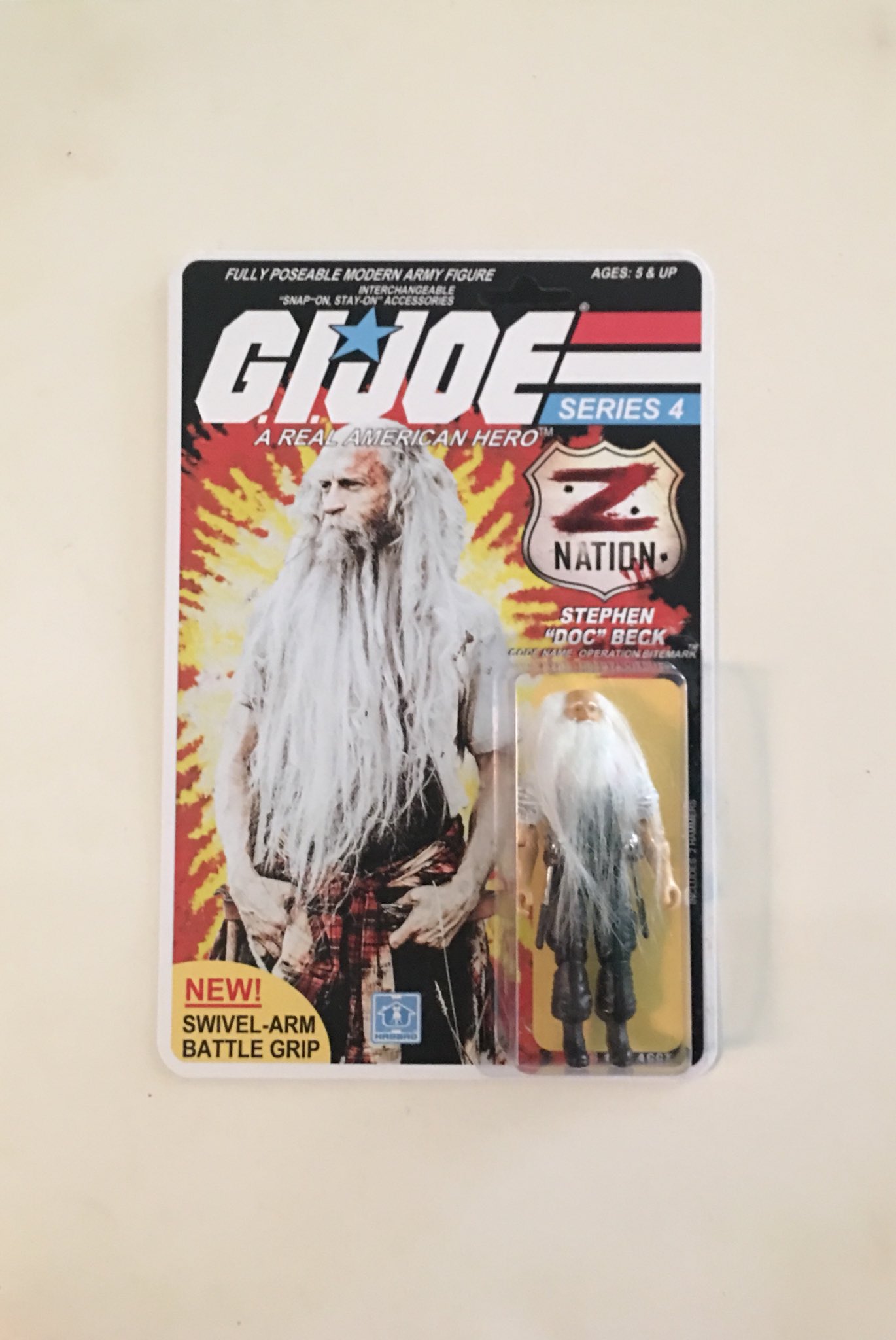 TeXas T Customs on X Z Nation Series 4 GI Joe Edition Gandolph Doc Custom Figure with Hammer Accessories POTF Generic Blister From Empire Blisters. Up next Citizen Z russell hodgkinson RussellHodgkins...