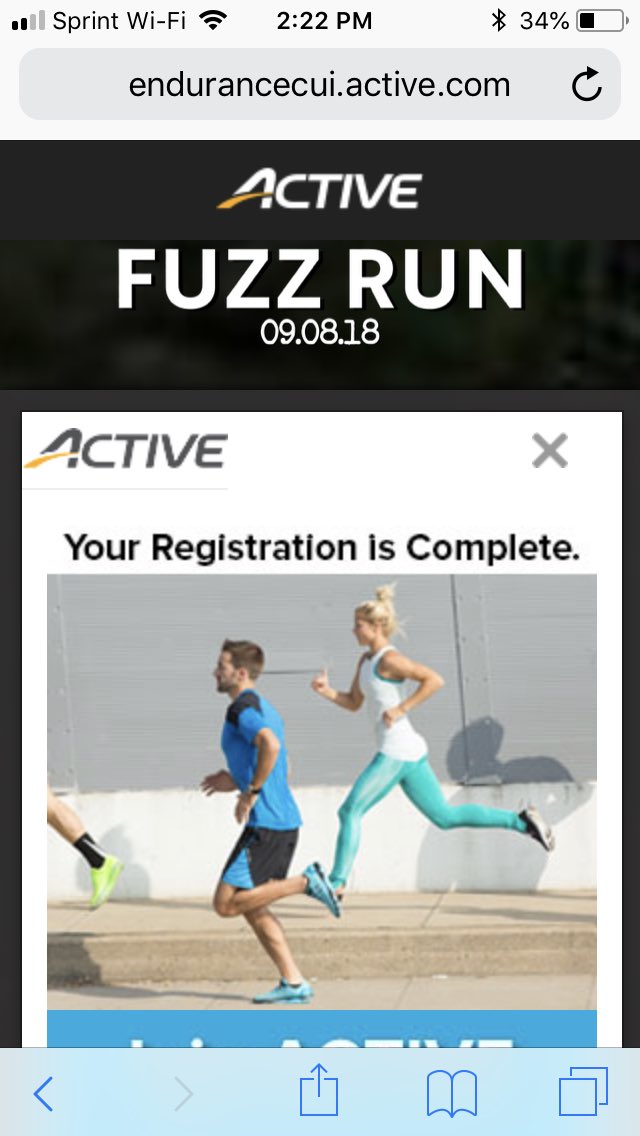 TigerTownClark's tweet photo. Just signed up for the fuzz run! Looking for more @AlcovyHS Tigers to run with me! https://t.co/Ory3zqGljR