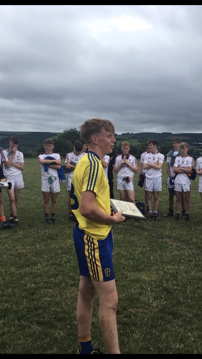 RosGaaCoaching's tweet photo. Great day in Mallow thanks to @CorkGAACoaching Three great games and the U-16 League Shield making its way back to Roscommon!! Well done to all the management &amp; players 💛💙💛💙#rosgaa https://t.co/6pQXZXFUCg