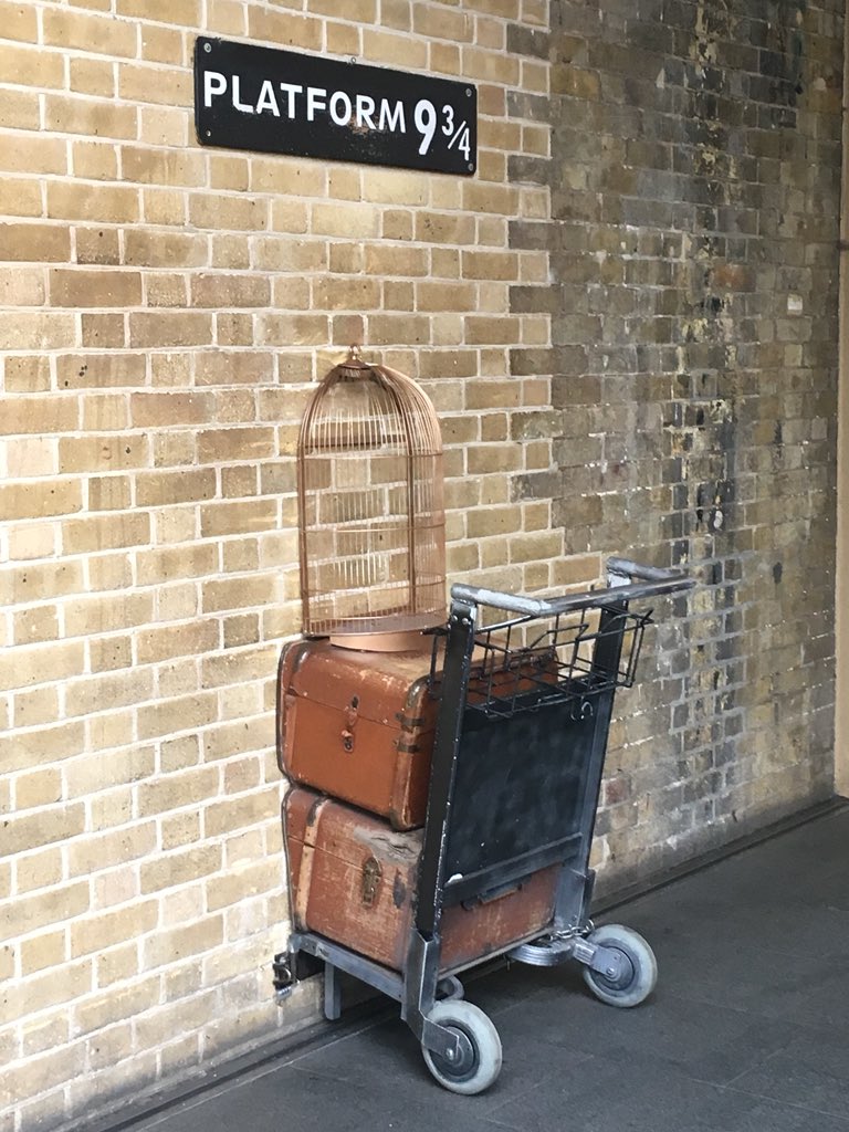 TSharik's tweet photo. King’s Cross.... #HP #Hogwarts #slaytherin #teambasement https://t.co/ZsFweY4ZkS