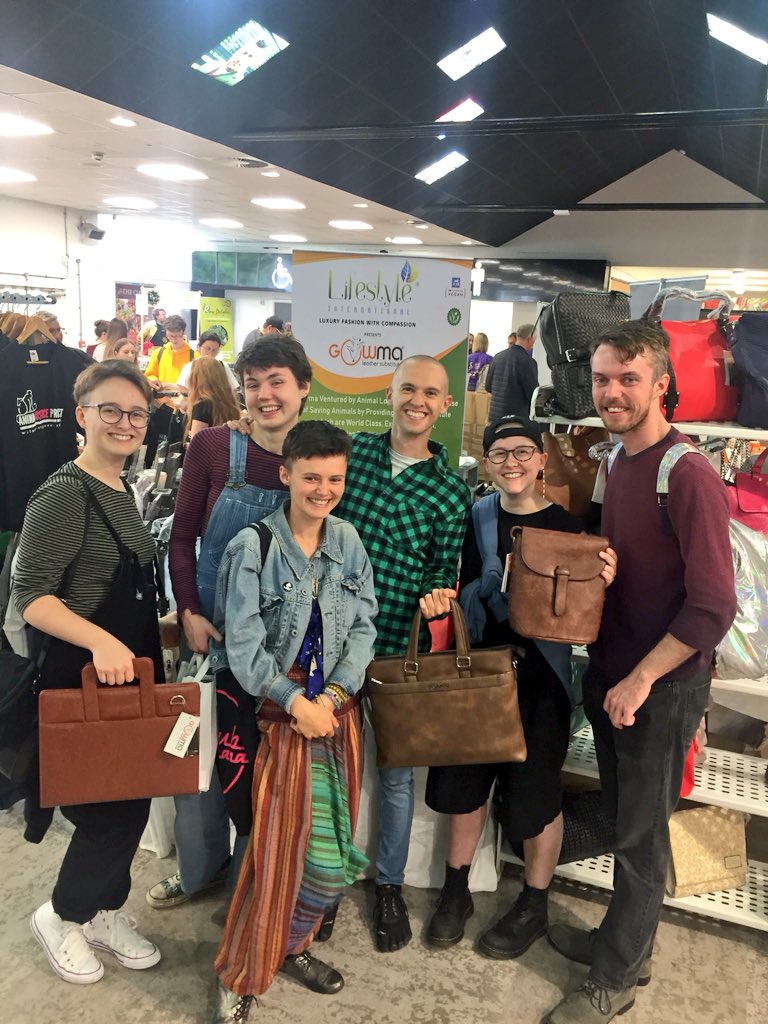 #happyvegans #bristolvegans ...thanks for loving our #veganaccessories ..follow us @Lifestyleintuk for upcoming events and new selection of #veganbags #veganlaptopcase #veganbelts #veganwallet #veganshoes