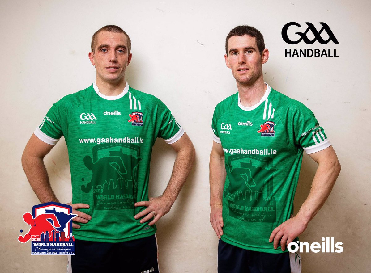 GAA_Handball's tweet photo. Team Ireland's reigning World 4-Wall Doubles Champions Robbie McCarthy & Diarmuid Nash have advanced to the 2018 Final and will face the best of the USA in Sean Lenning & Marcos Chavez.
The match will be streamed live from approx 5pm Sunday, Irish time.
#BringingHandballHome https://t.co/jcfr0u1sub