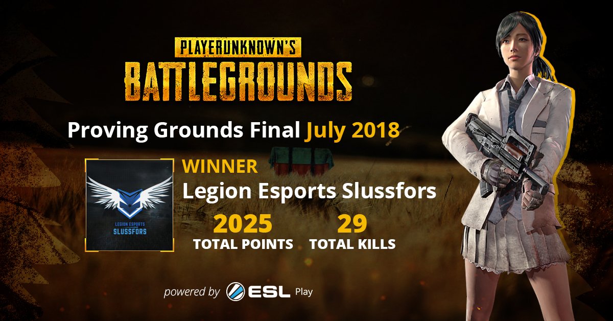 Winner Winner Chicken Dinner! Congratulations to <a href="/SlussforsGaming/">Slussfors Gaming</a> for winning our July final.