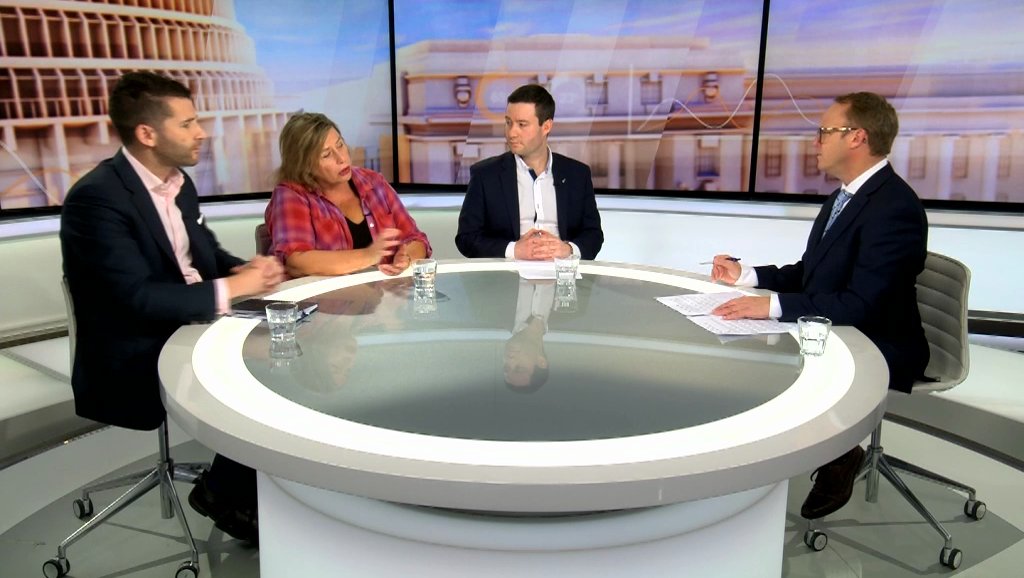 NewshubNationNZ's tweet photo. In case you missed it, here's our full panel discussion from this week's show. On the panel this week: Business Consultant Tim McCready, Thomas Pryor from Sherson Willis PR consultancy and former Green MP Sue Bradford #nationnz @Tim_McCready @suebr
https://t.co/Haf44c047v https://t.co/eTpBGuXTRz