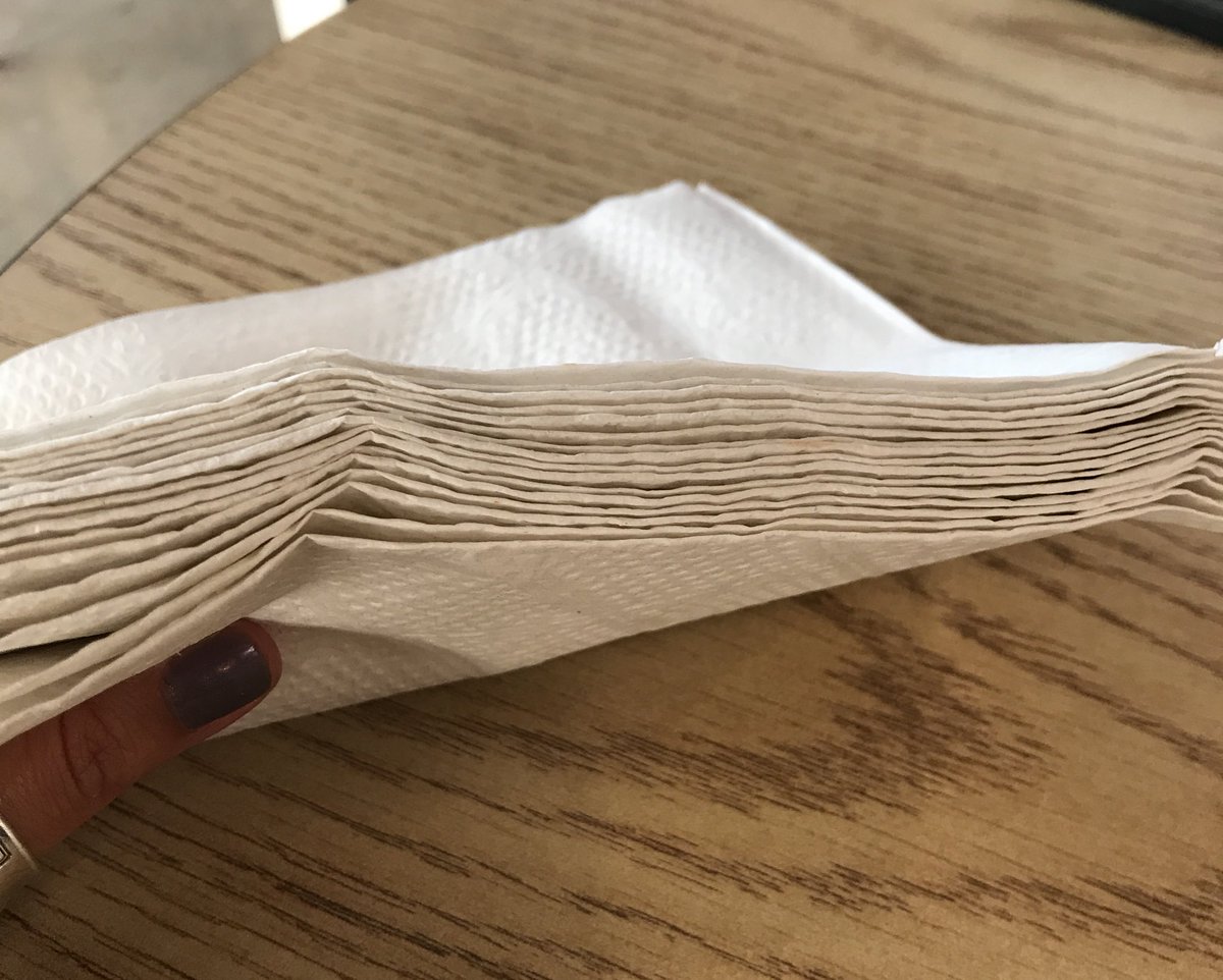 MilePosts's tweet photo. Hey @FiveGuys think of how many napkins a year you could save if you didn’t put a large stack in each bag &amp; instead let customers grab their own if they need them! This is what was left after two people using what we needed. Such a waste.... 🌎 https://t.co/YabQAAPrch