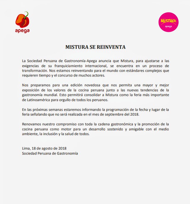 APEGA Perú tweet media