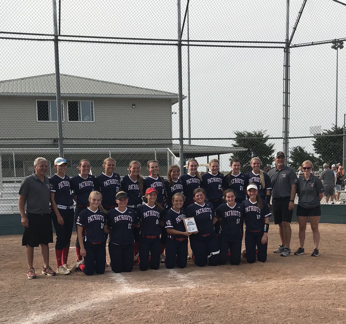 LonnieAbbott21's tweet photo. Lexington Invite Champions: AC 9 - Alliance 0, AC 9 - Lexington 1 and Championship game AC 3 - Gothenburg 1. #ACsoftball, #ACpatriots https://t.co/OW8omUgQ1k