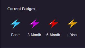 Surge_MG's tweet photo. badges are here #POGGERS #VoltPower https://t.co/ibils8wsLG