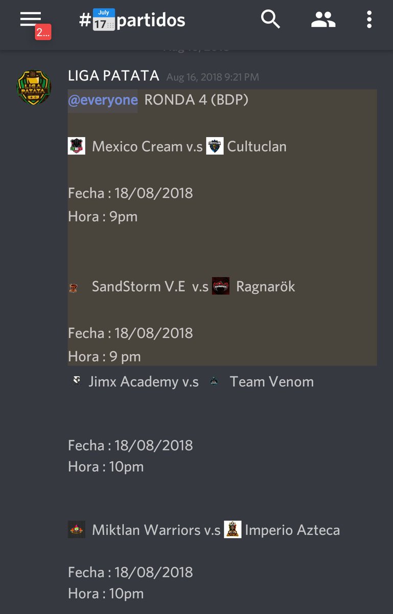 #PatataLeak #Hype ❤️

<a href="/cultuclan/">Cultuclan</a> , <a href="/SandstormVE/">Adalberto Rodriguez Moreno</a> , @TeamQlashLA , @VenomTeamGG1 , <a href="/MiktlanWarriors/">Miktlan Warriors</a>  , <a href="/ImperioAztecaCR/">ImperioAZ/Notorious</a> , <a href="/JimxSoldiers/">JimxSoldiers</a>