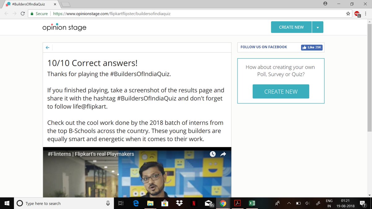 sohailnijas's tweet photo. Gain some knowledge while trying out your luck. #BuildersOfIndiaQuiz @WorkAtFlipkart @IIMKozhikode https://t.co/3E5ufGF9pm