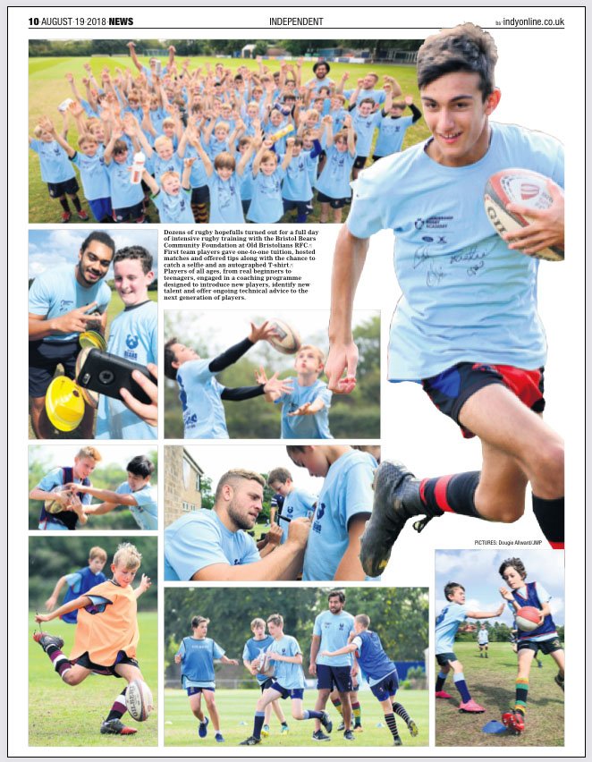 thesundayindy's tweet photo. Picture coverage of a great training day with @BristolBears @BristolBearsCF https://t.co/sEMT6neEPw