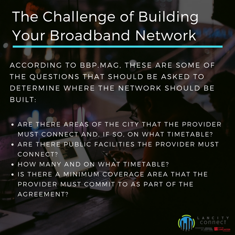 LanCityConnect's tweet photo. Implementing a city-wide community broadband network is a truly incredible action as it will provide residents with affordable and quality fiber optic access. This network could potentially be essential for businesses throughout your city and offer large benefits to users. https://t.co/TVHoxqmDrB