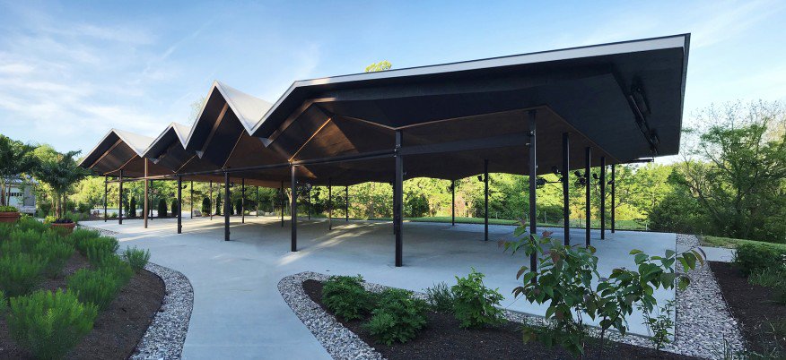 Three Pavilions that Make the Most of the Summer Sun: These shade structures by Digsau, Dream the Combine, and DeLeon &amp; Primmer Architecture Studio were made for enjoying the warm weather. ow.ly/yAaD30lpfE6