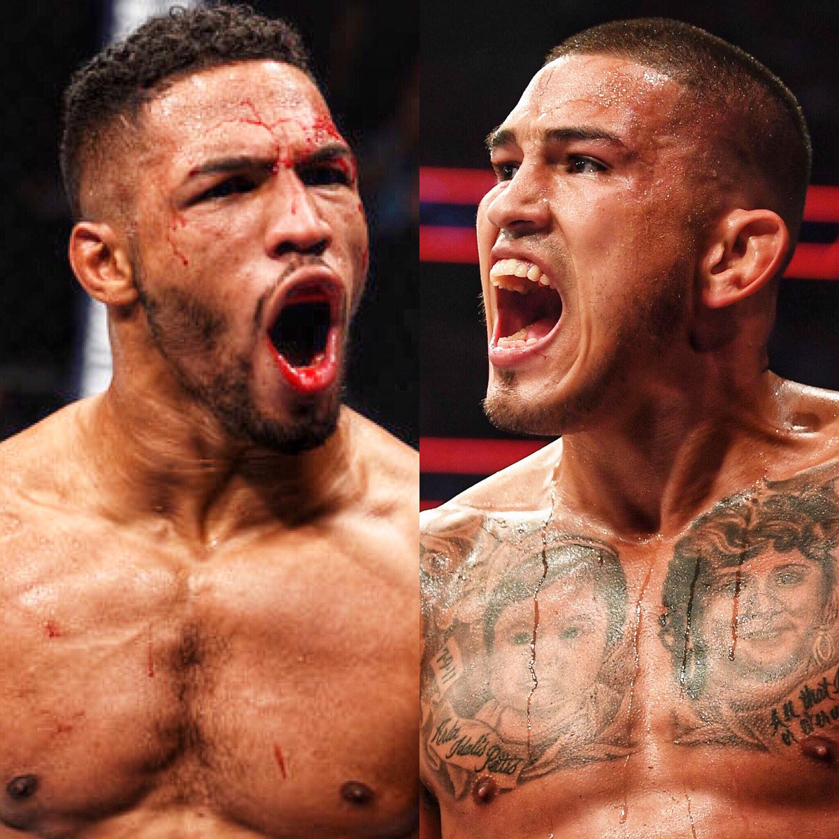 FightNoise's tweet photo. RETWEET if you want to see @MoTownPhenom vs @Showtimepettis at #UFC229. The card needs not only depth, but a couple of suitable, in-shape 155 lb. back-ups god forbid the main event is imperiled by injury or airborne hand trucks. Let’s make this happen 🙌. #UFC #MMA #Vegas https://t.co/gzXvOcl7br